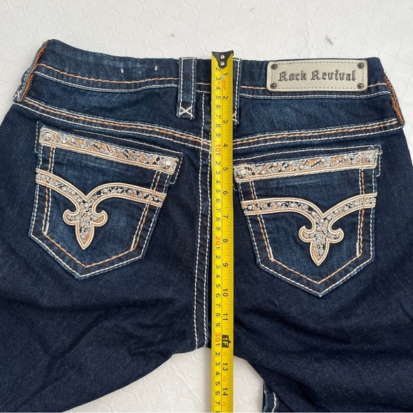 Rock Revival Sherry Easy Bootcut dark denim stretch jeans - Picture 13 of 16